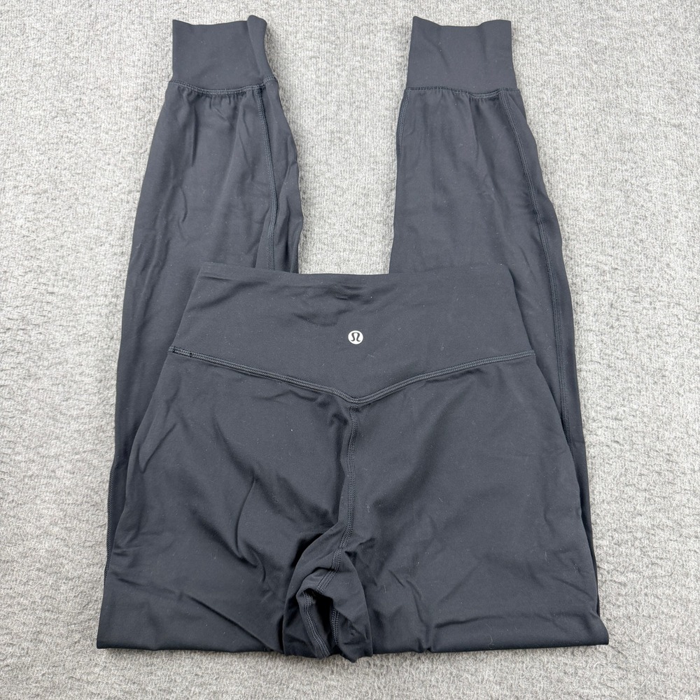 Lululemon Align Jogger Black Nulu High Rise Yoga Pants Women's Size 4 LW5DH6S
